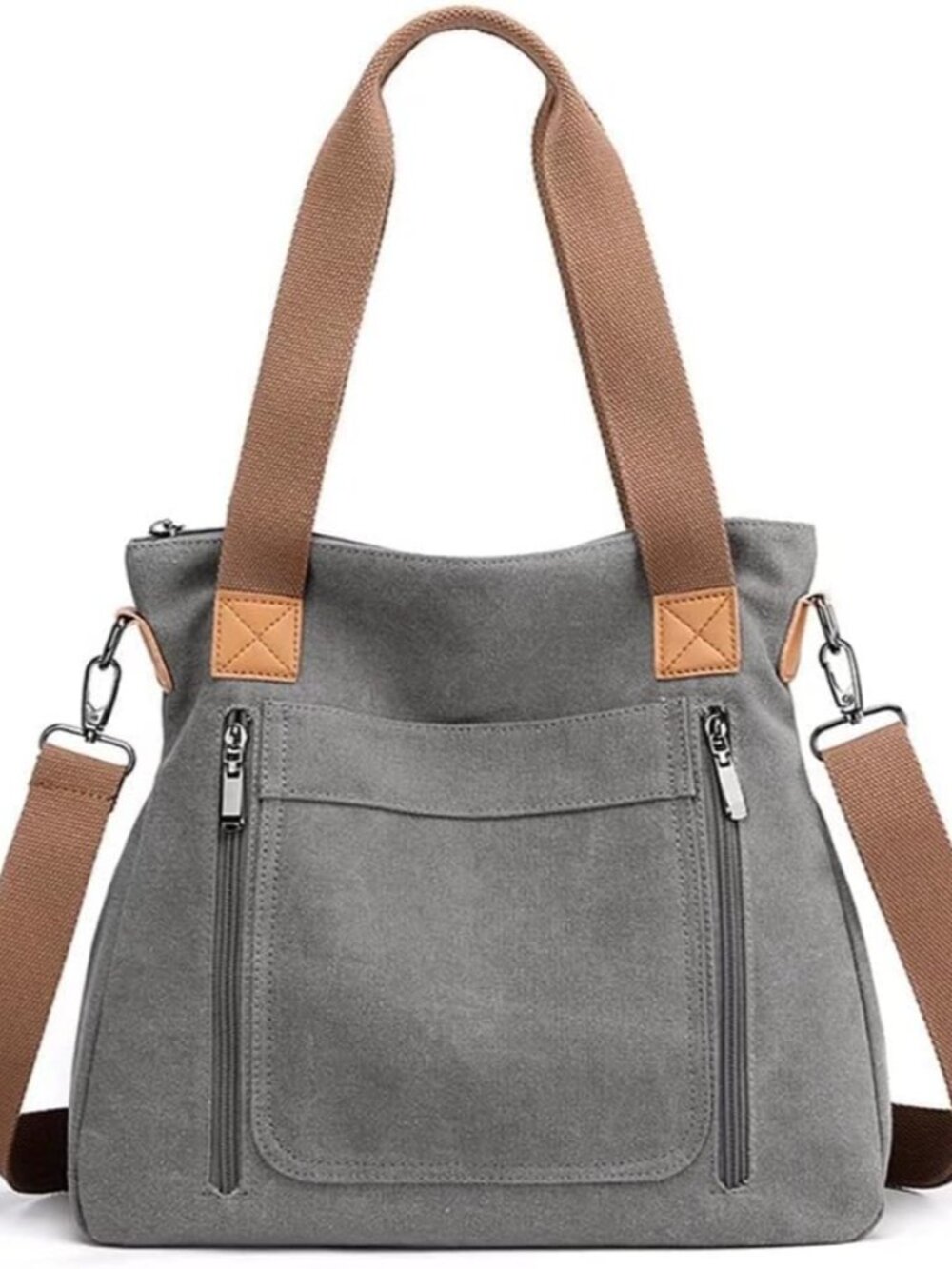 Canvas Handbag for Women Cloth Tote Shoulder Purses Hobo Casual Crossbody Bag La